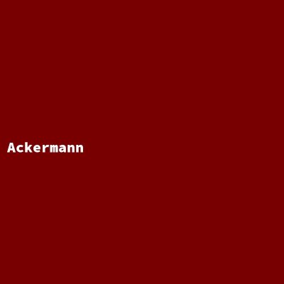 Hersteller: Ackermann