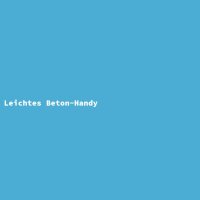 Leichtes Beton-Handy