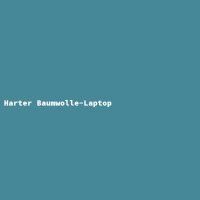 Harter Baumwolle-Laptop