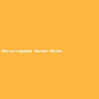 Hervorragende Marmor-Decke