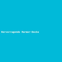 Hervorragende Marmor-Decke