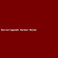 Hervorragende Marmor-Decke