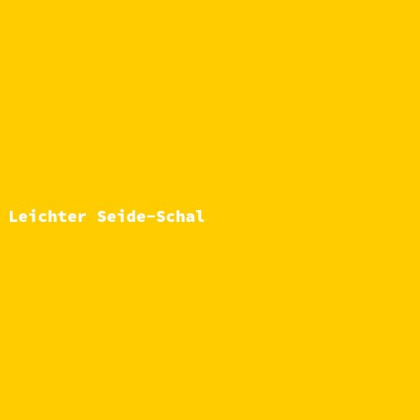Leichter Seide-Schal