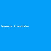 Imposanter Eisen-Schirm